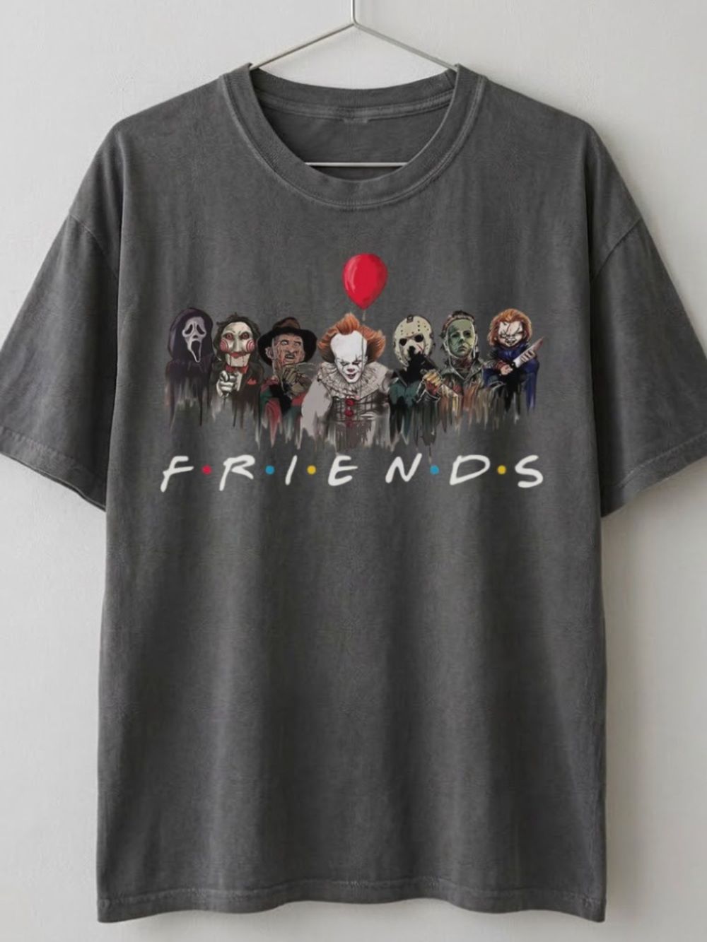 Horror Characters Movie Retro Halloween Season Comfort Colors T-Shirt